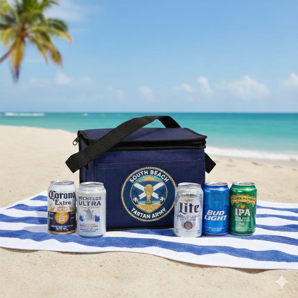 Cooler bag and cans